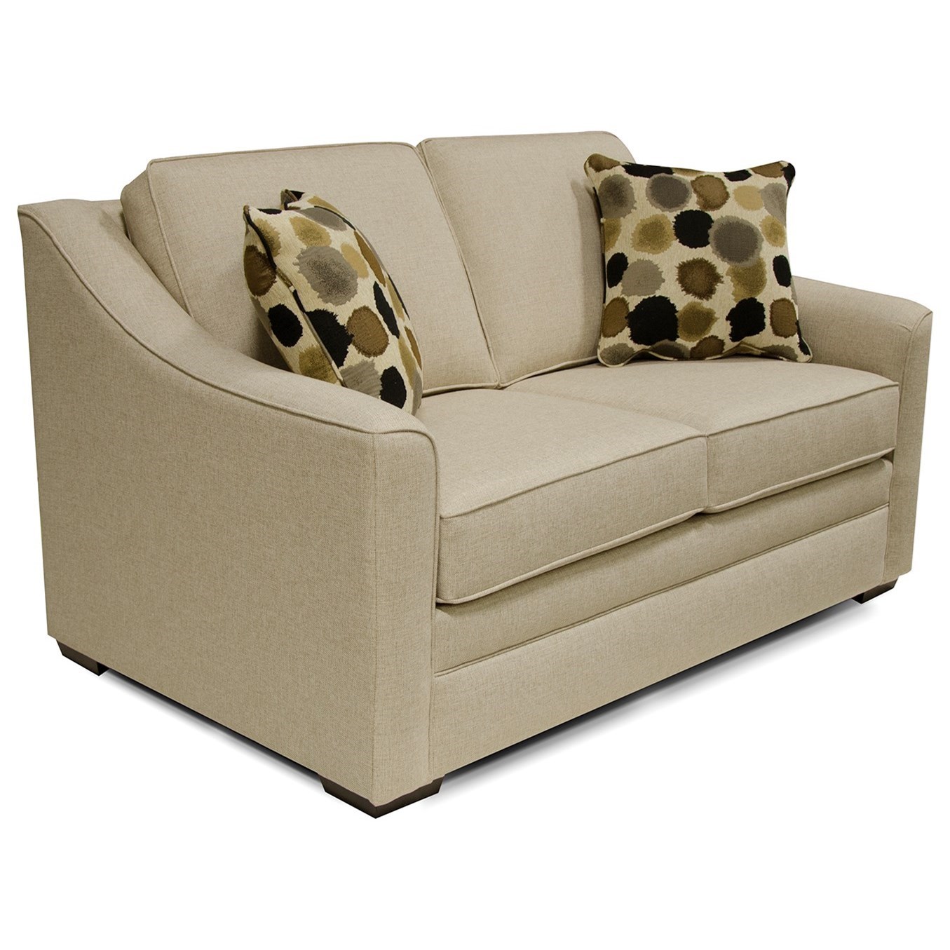 England Thomas Contemporary Casual Loveseat Howell Furniture Loveseats